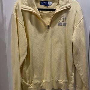 Women’s Yellow Half-Zip Sweater